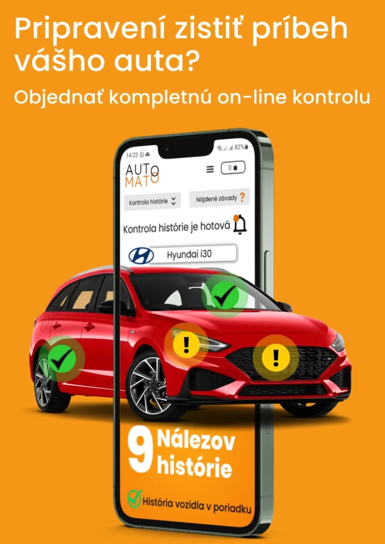 Kompletná online kontrola vozidla Automato Slovensko