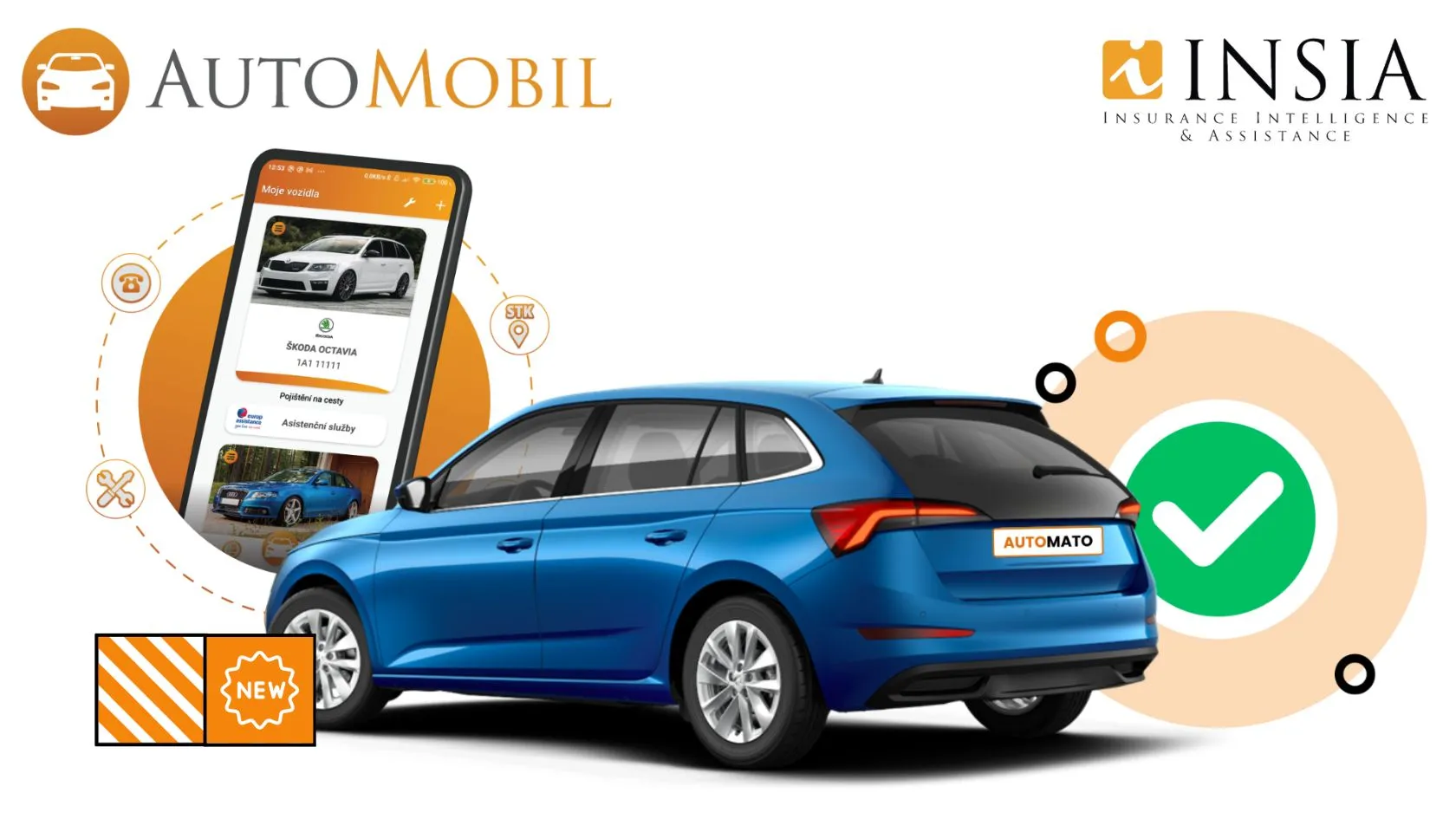 Prečítajte si viac o článku Automato nově v aplikaci AutoMobil od Insia