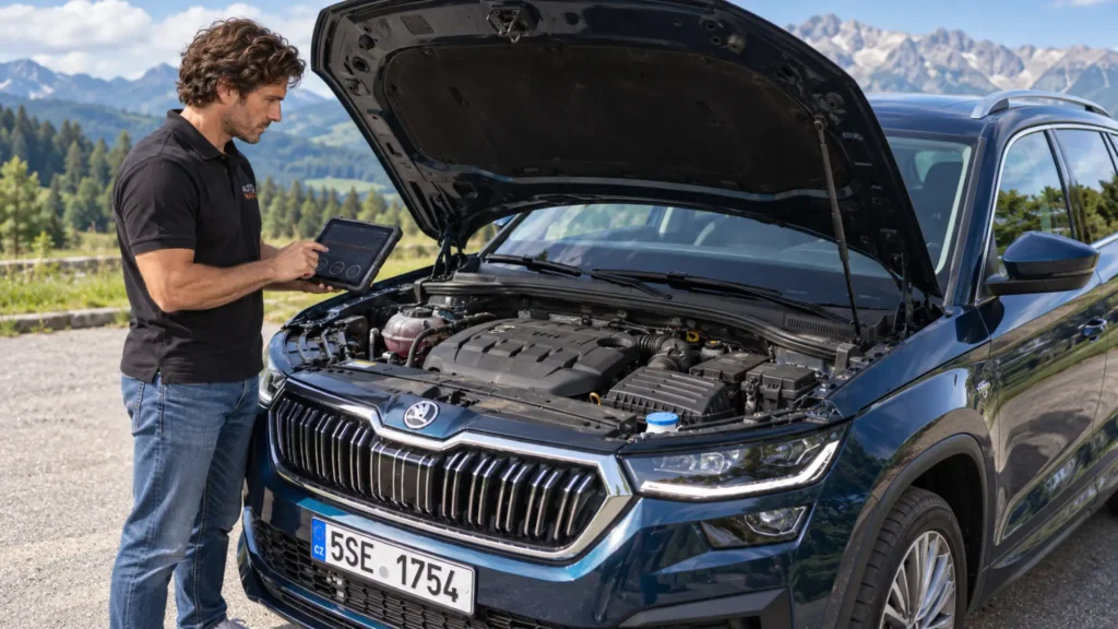 Škoda Kodiaq jako ojetina motor